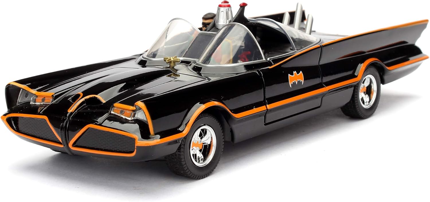 Thumbnail 1 de Jada Toys 253215001 Batman 1966 Classic Batmobil (Die-Cast) – Spielzeugauto mit öffnenden Türen