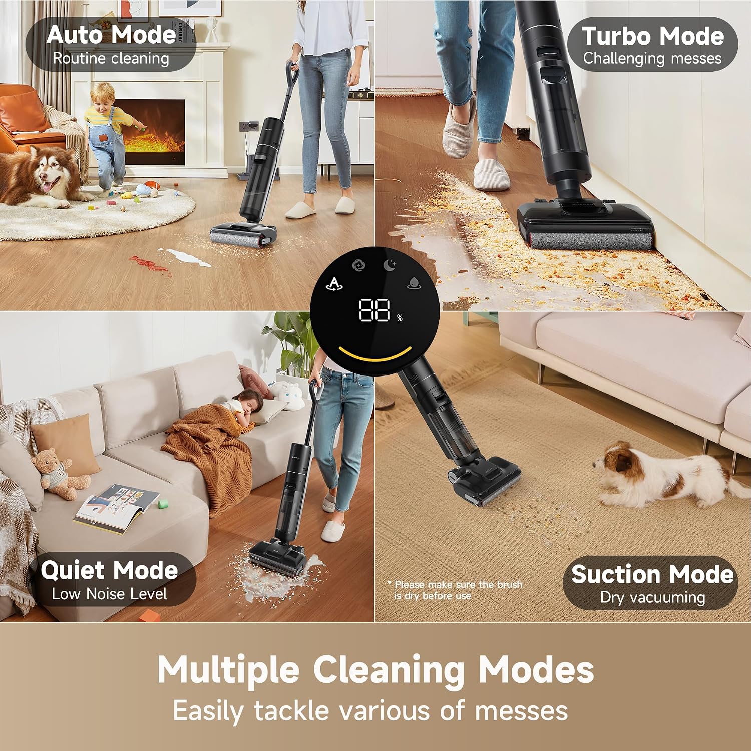 Thumbnail 6 de dreame H12 Pro FlexReach Wet Dry Vacuum Mop, 18,000 Pa, 180° Lie-Flat