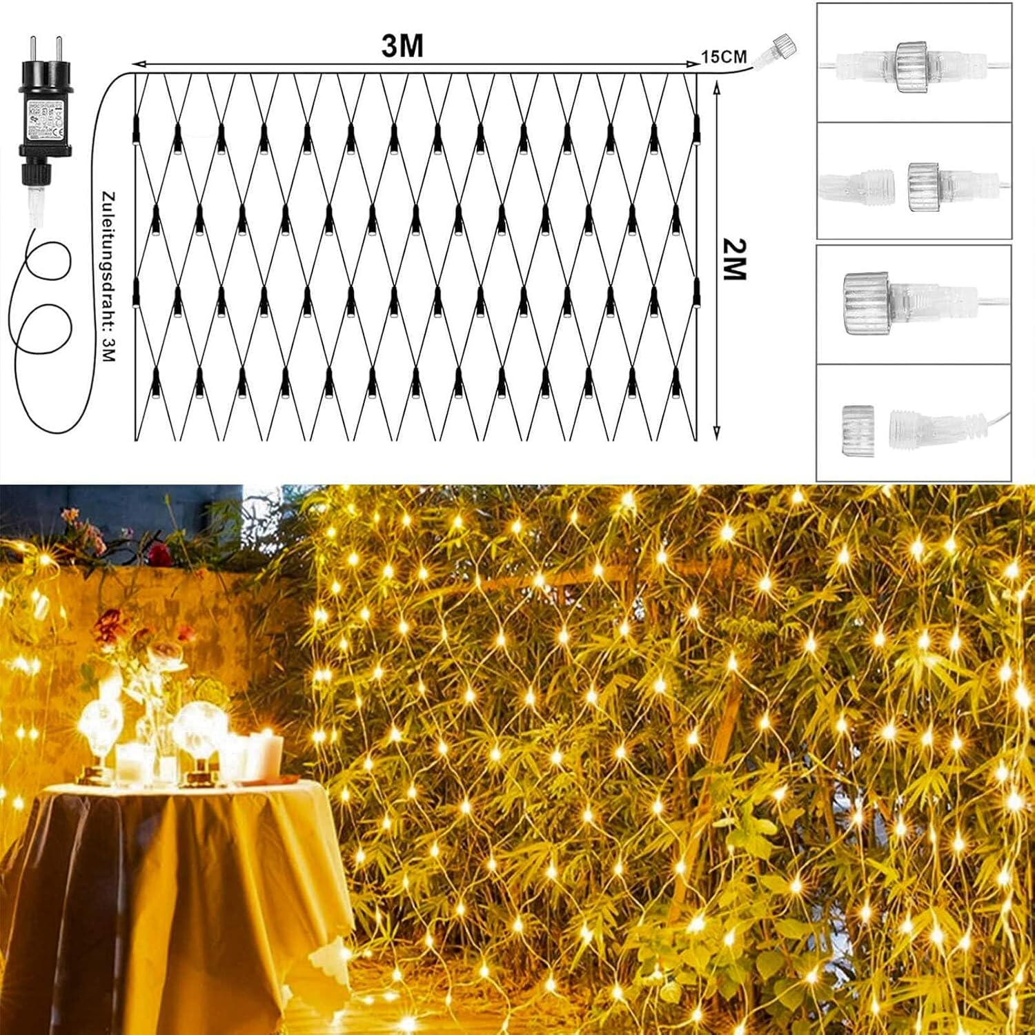 Detalle 2 de Cozymeow 2 Rete luminosa 200 LED