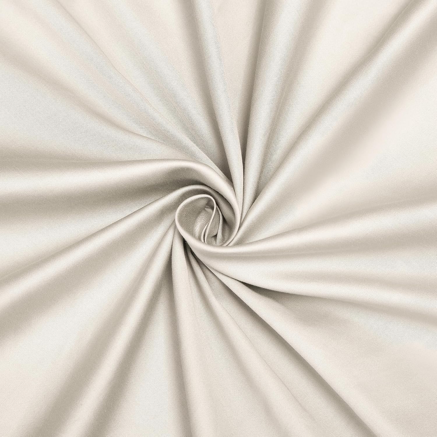 Thumbnail 6 de Luofanfei Mako-Satin Spannbettlaken aus Baumwolle, 100 x 200 cm, für Matratzenhöhe bis 25–30 cm (Beige)