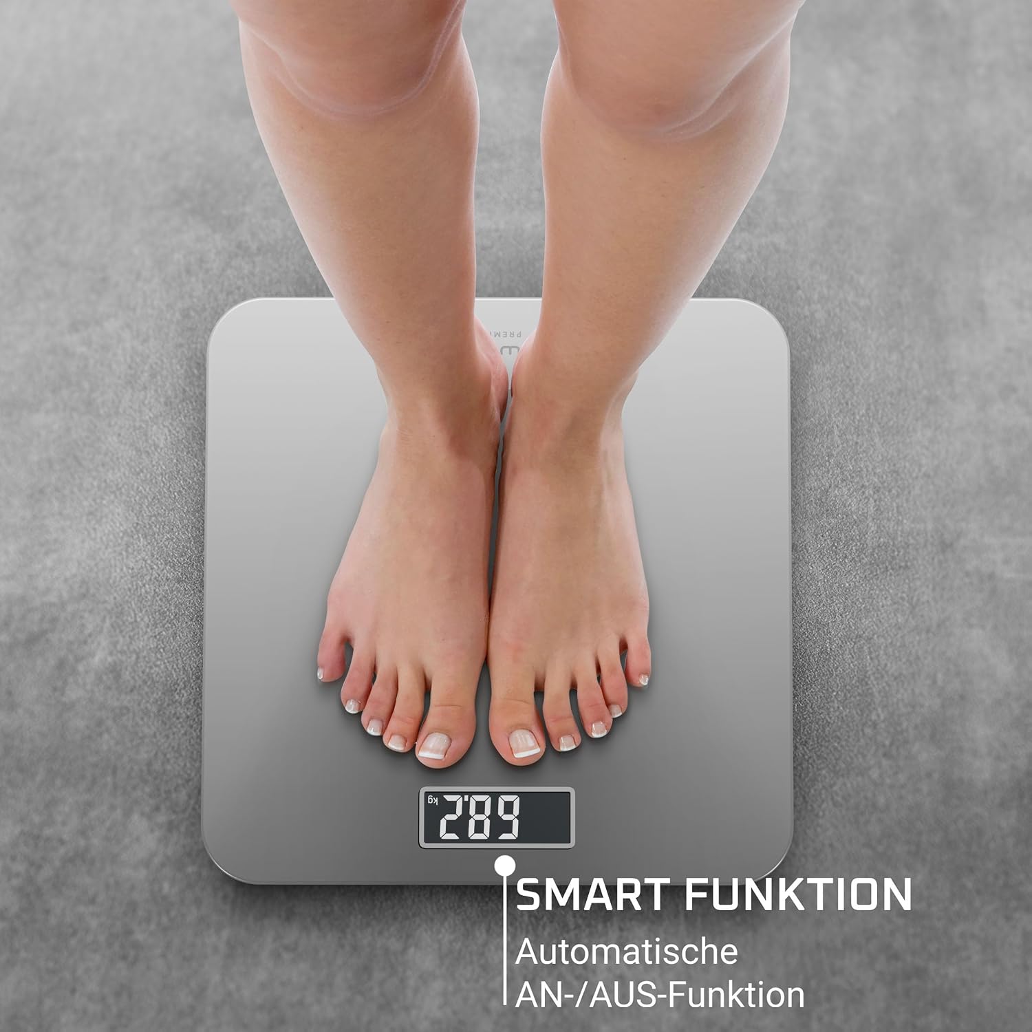 Thumbnail 6 de Rowenta Premiss 2.0 Personenwaage BS1801V0 – ablesbares LCD, 30 x 30 cm, bis 160 kg