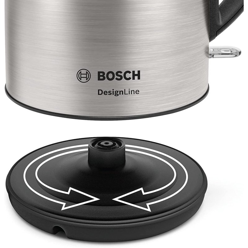 Detalle 2 de Bosch TWK3P420 Hervidor de Agua 1,7 L, 2400 W – Acero Inoxidable