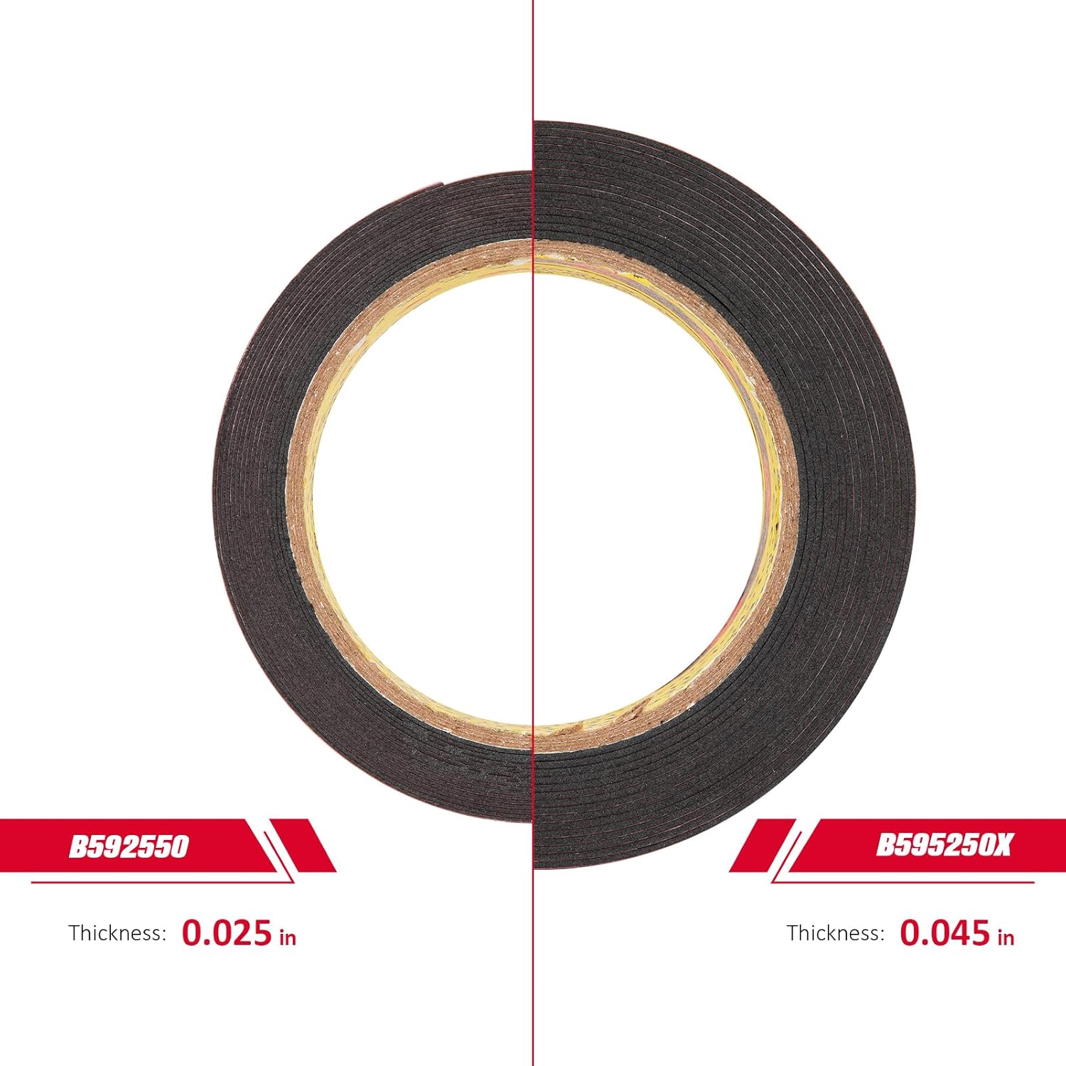 Thumbnail 2 de 3M 5925 Double Sided Mounting Tape (50mm x 4.7m) Black, 0.6mm Heavy Duty Foam