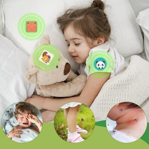 Thumbnail 4 de Bomtop 180 Pezzi Adesivi Antizanzare: Cerotti Repellenti Naturali per Esterno (Bambini e Adulti)