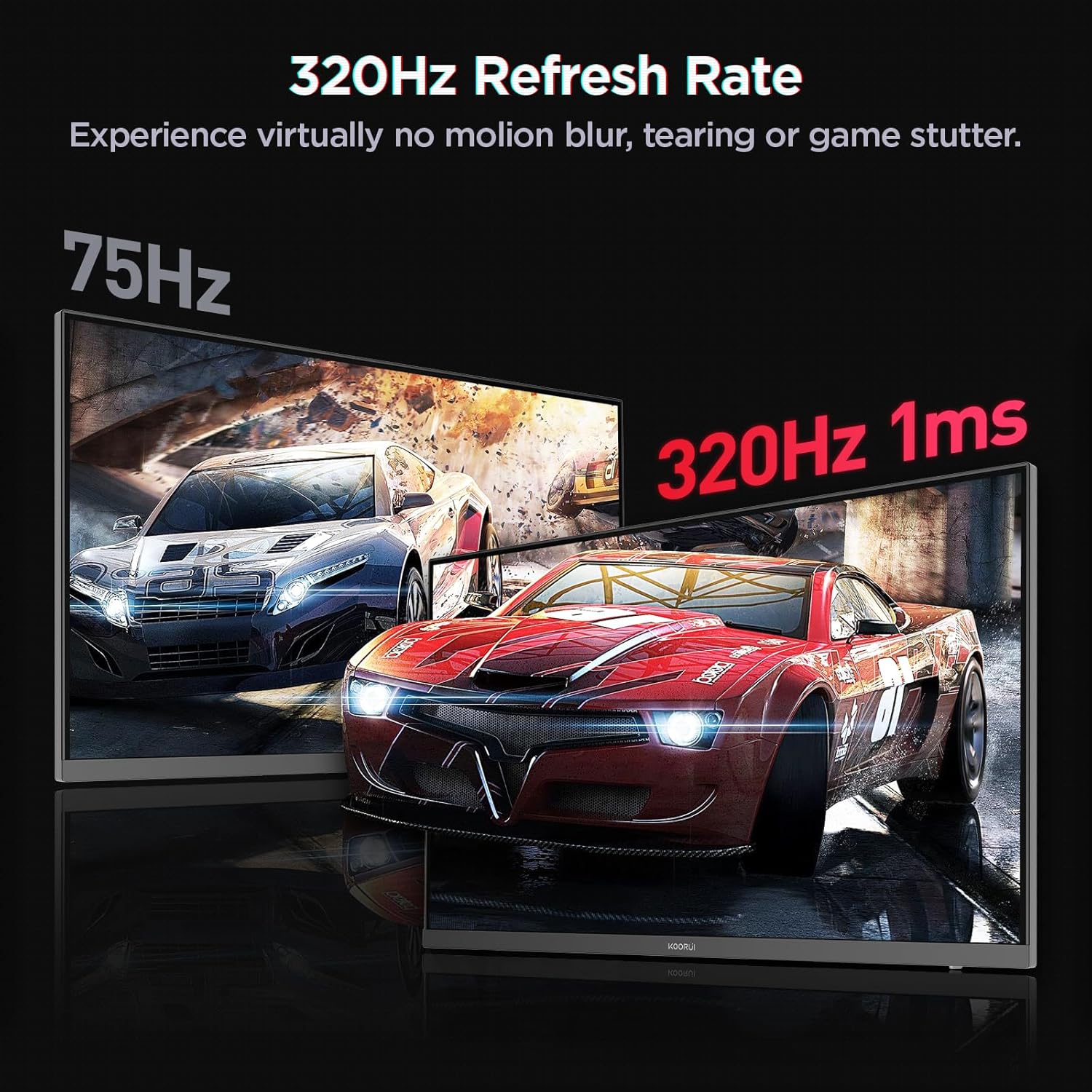 Thumbnail 1 de KOORUI G2721E 27" QHD 320Hz Gaming Monitor