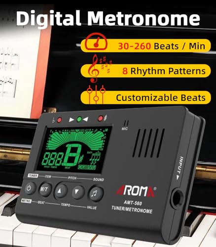 Thumbnail 1 de Ulumac Aroma 3-in-1 Digital Metronome Tuner for Guitar, Bass, Violin, and Piano