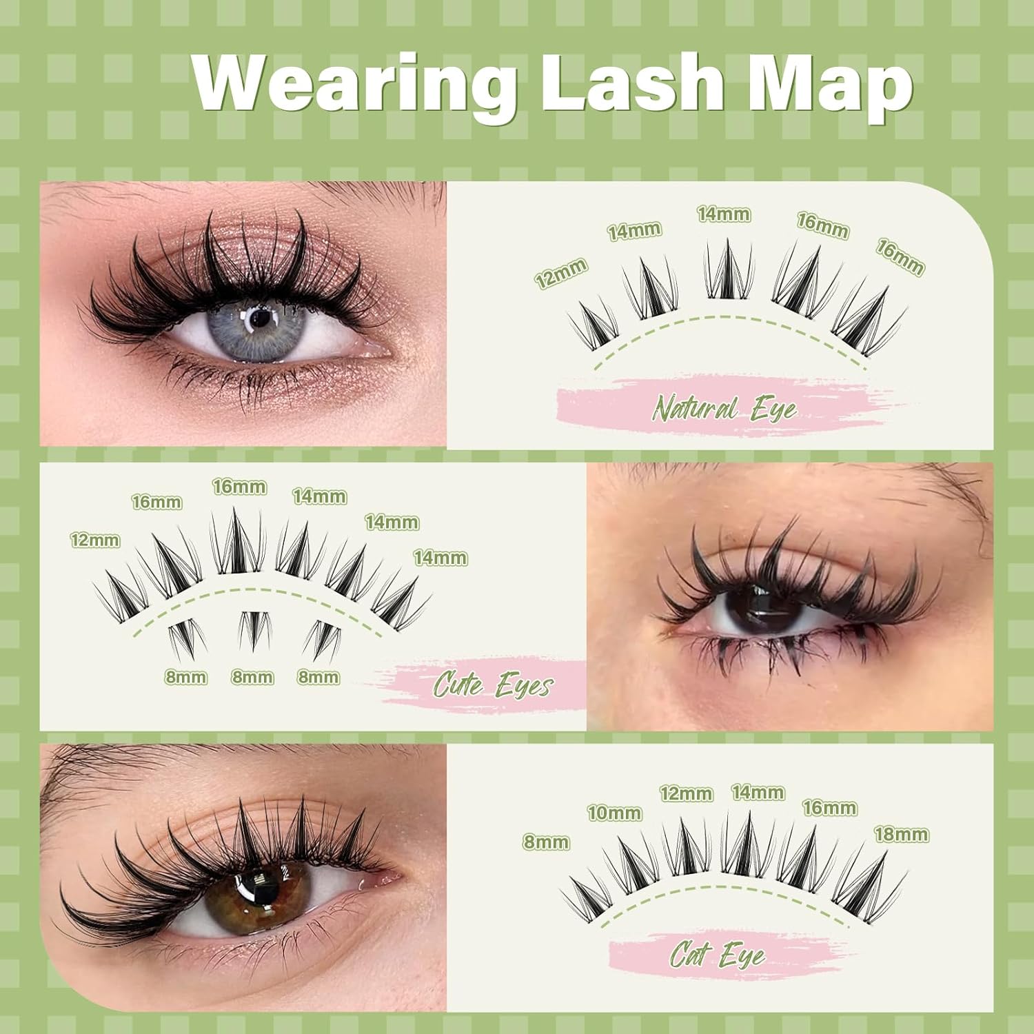 Thumbnail 3 de KEYYOU Fairy Lash Clusters Kit 144 pcs 😍