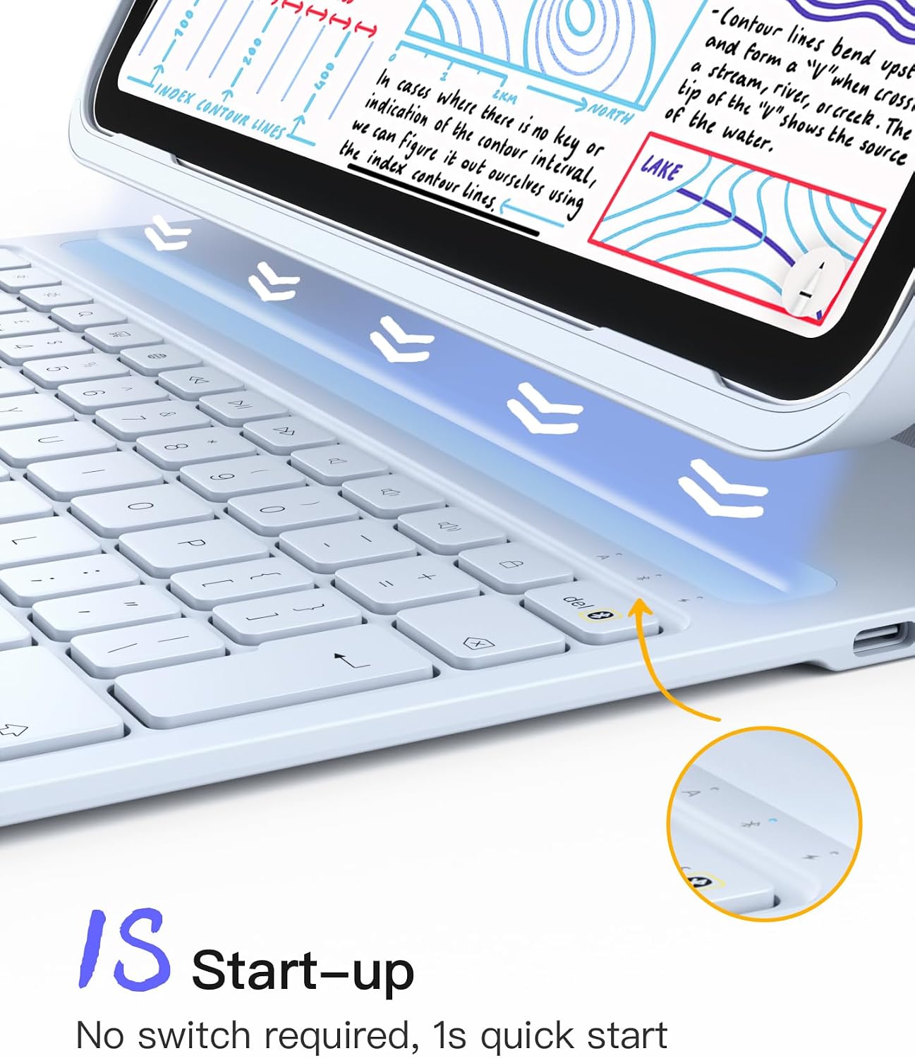 Thumbnail 3 de Inateck BK2007 Keyboard Case for iPad 11"