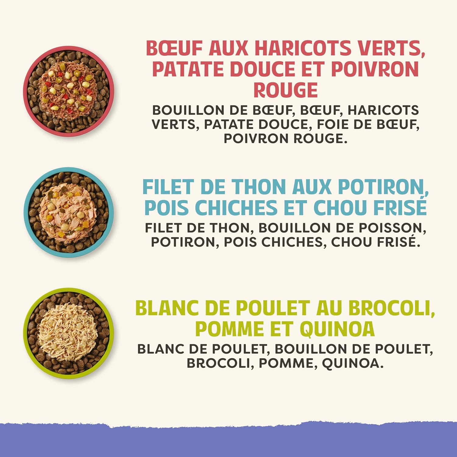 Detalle 2 de Applaws Nourriture Humide Naturelle pour Chiens – Sélection Viande & Poisson en Bouillon, sans Céréales, 6 x 85g