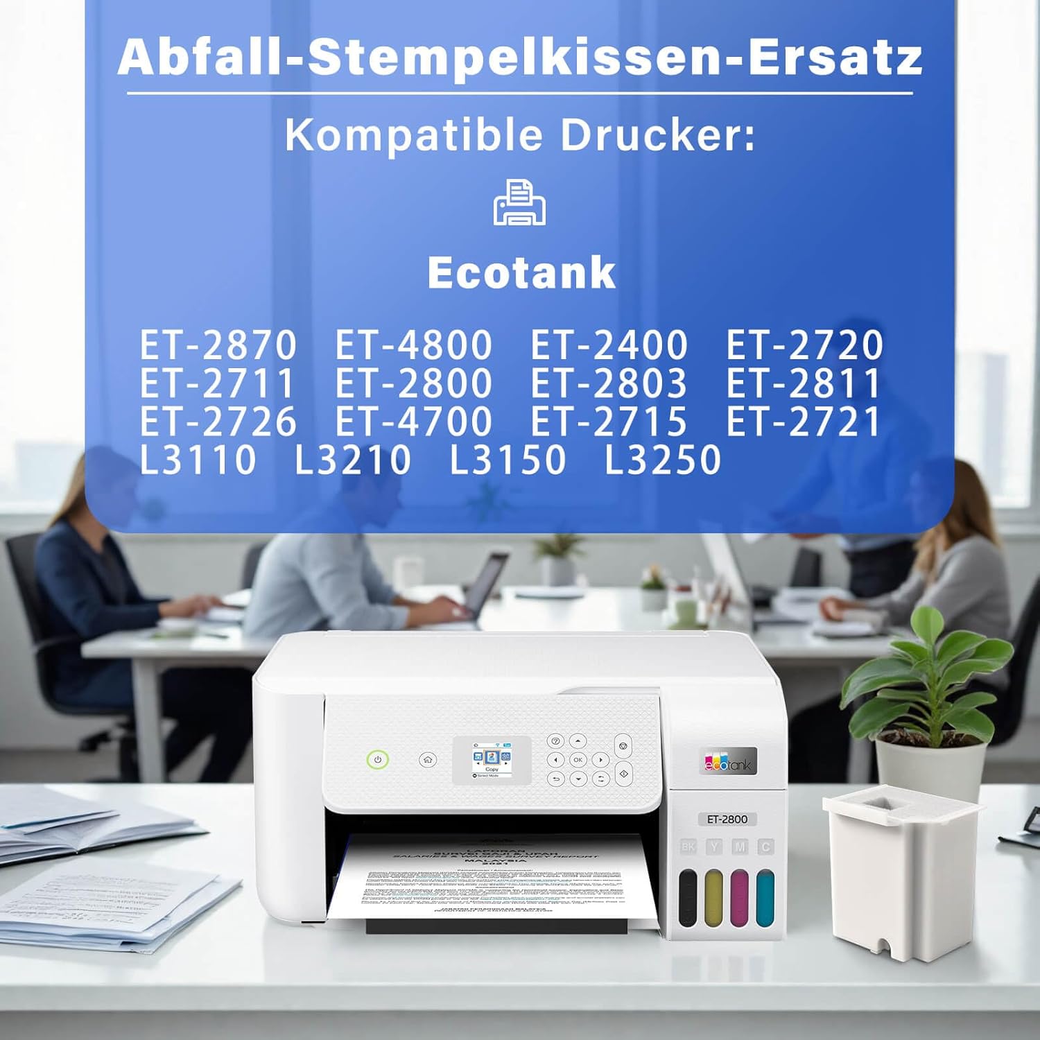 Thumbnail 1 de Ersatz-Resttintenkissen für Ecotank ET-4800 2er-Pack