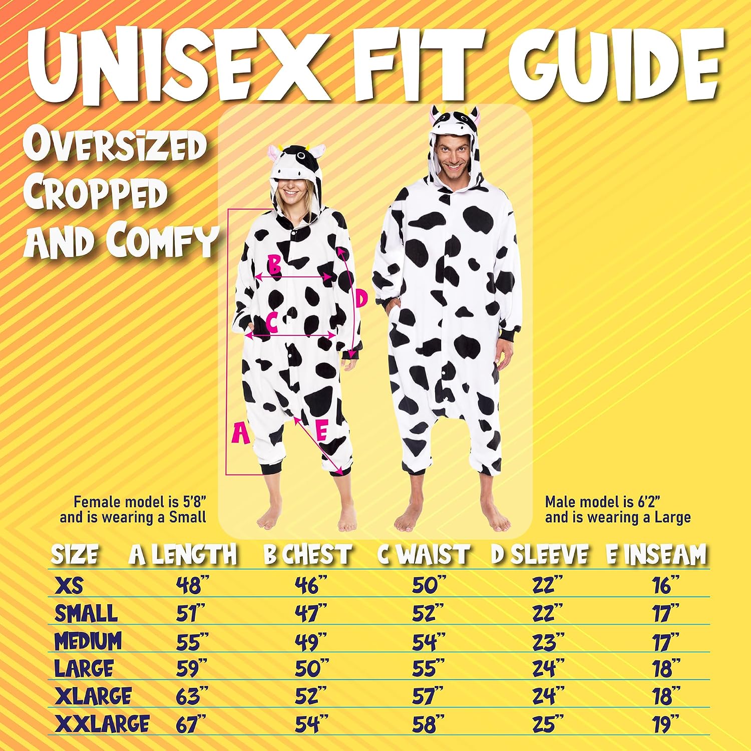 Detalle de Funziez! Adult Animal Onesie Costume with Hood, Button Closure and Pockets