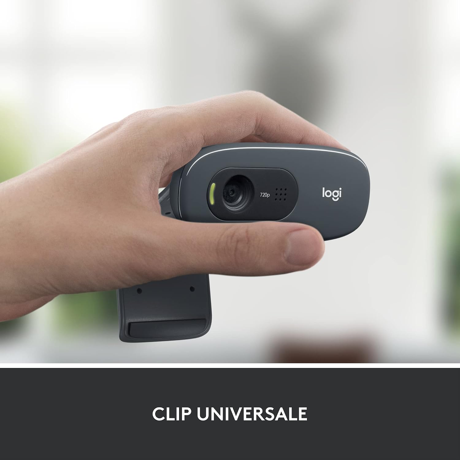 Detalle 2 de Logitech C270 Webcam HD: nitidezza 720p e versatilità per videochiamate quotidiane