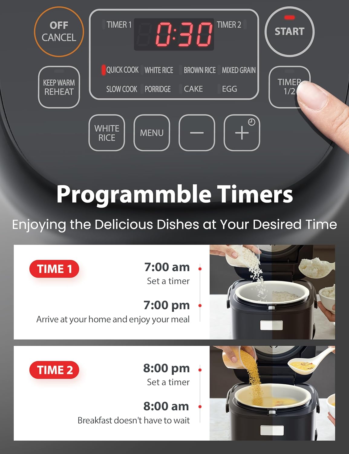 Thumbnail 6 de Toshiba Rice Cooker 3-Cup 🍚