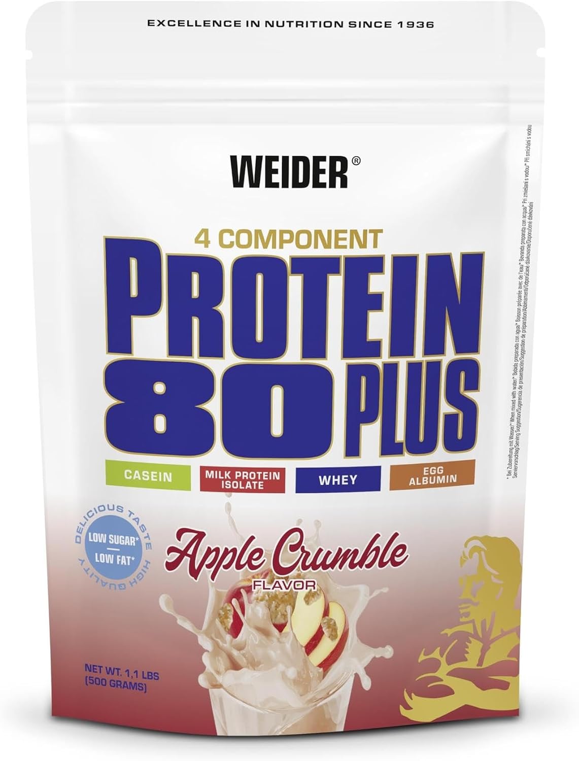 Thumbnail 4 de Weider Protein 80 Plus Proteinpulver 500 g 🍶
