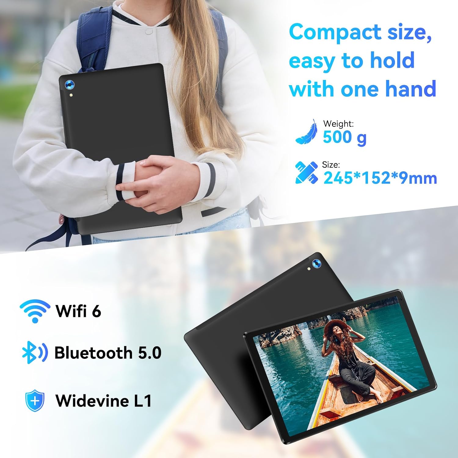 Thumbnail 6 de Whitedeer Tablet Android 10 Zoll