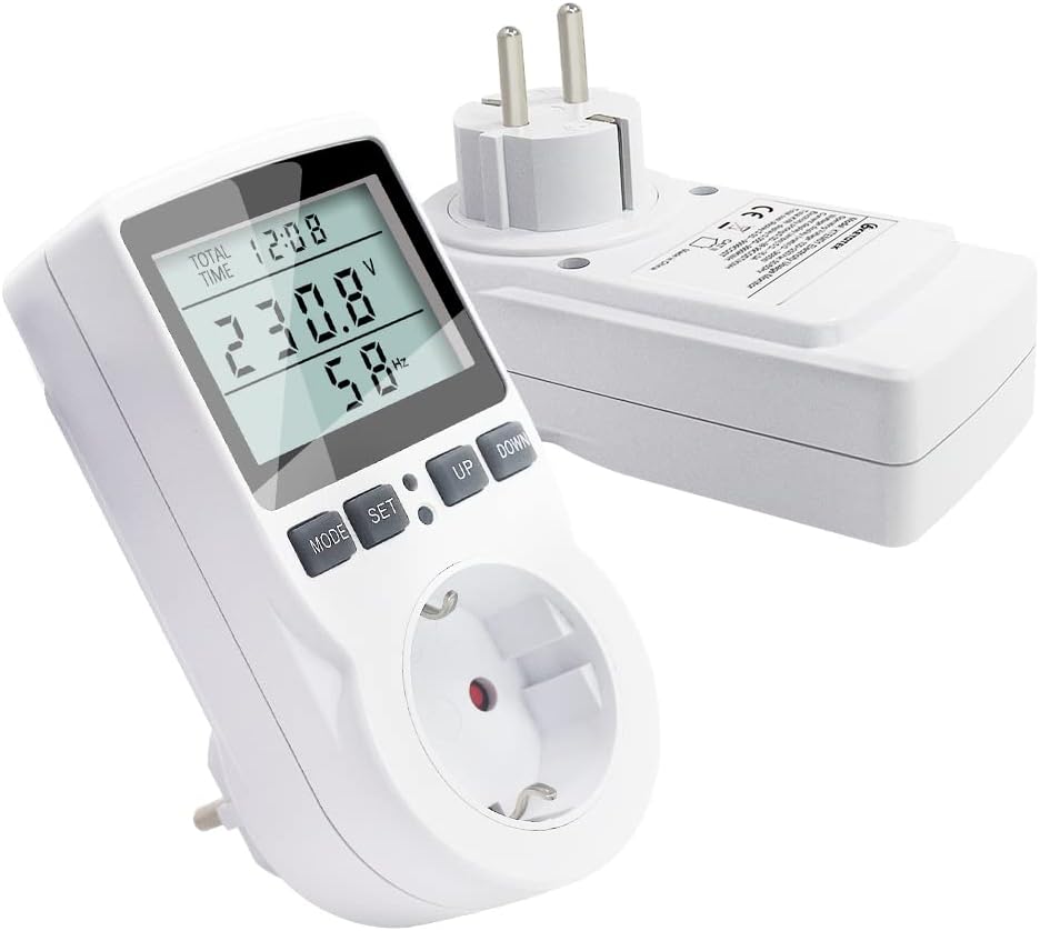 Thumbnail 5 de KETOTEK Misuratore Consumo Elettrico con spina 11 modalità di monitoraggio e protezione da sovraccarico