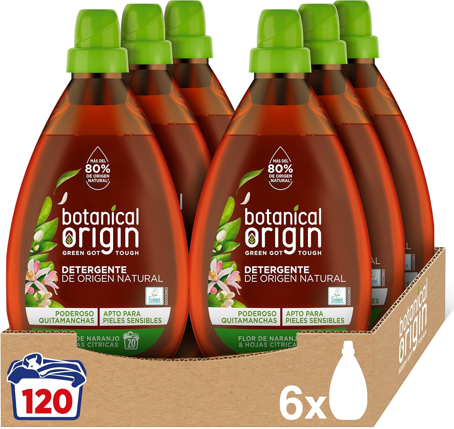 Thumbnail 1 de Botanical Origin Detergente Ecológico Lavadora 70 lavados
