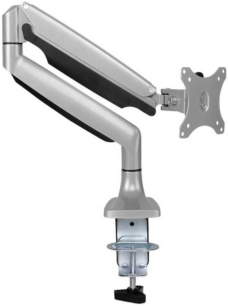 Detalle de LogiLink BP0042 – aluminiowy uchwyt do monitora 13–32″ ze sprężyną gazową