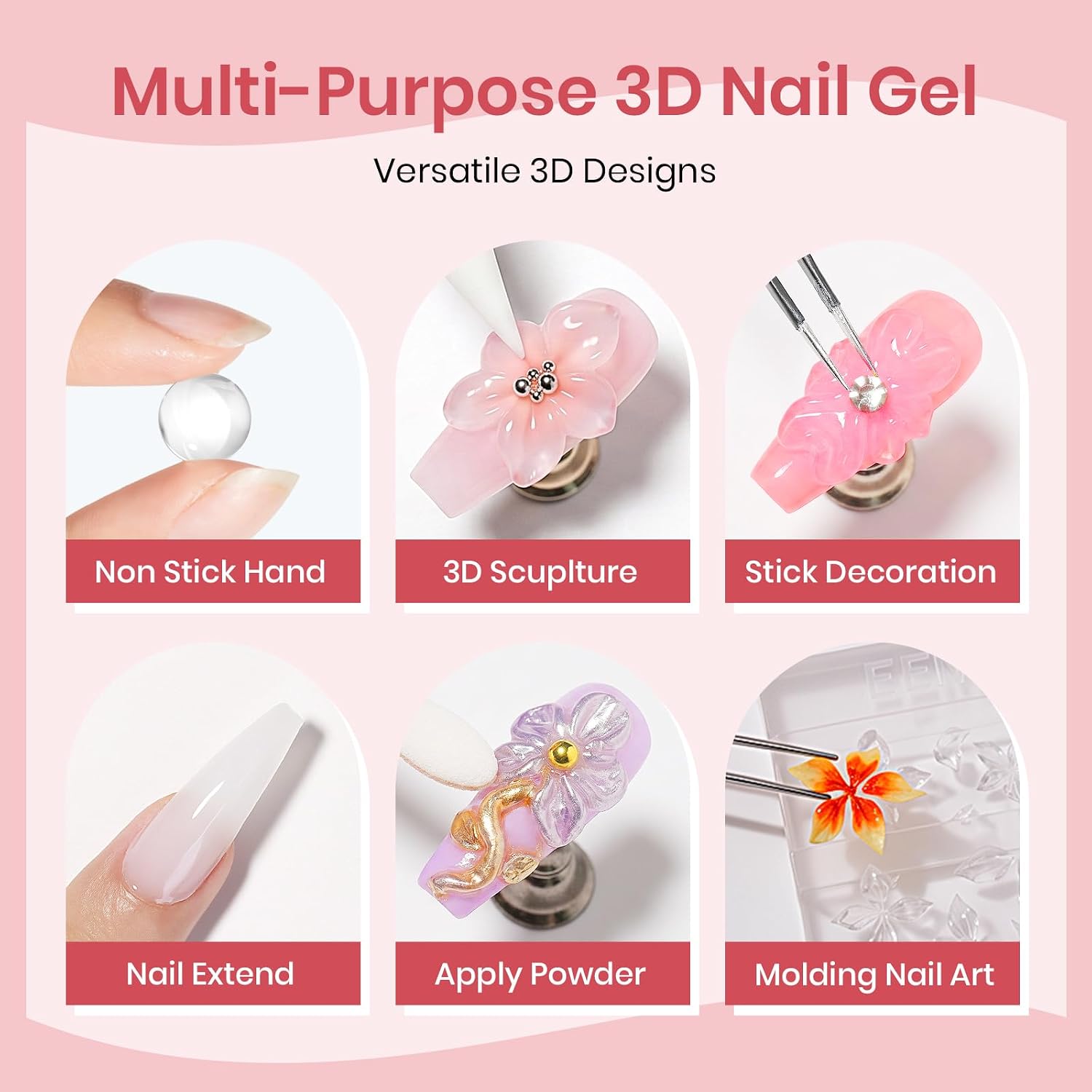 Thumbnail 3 de SUPWEE 3D Solid Builder Gel 28g 💅