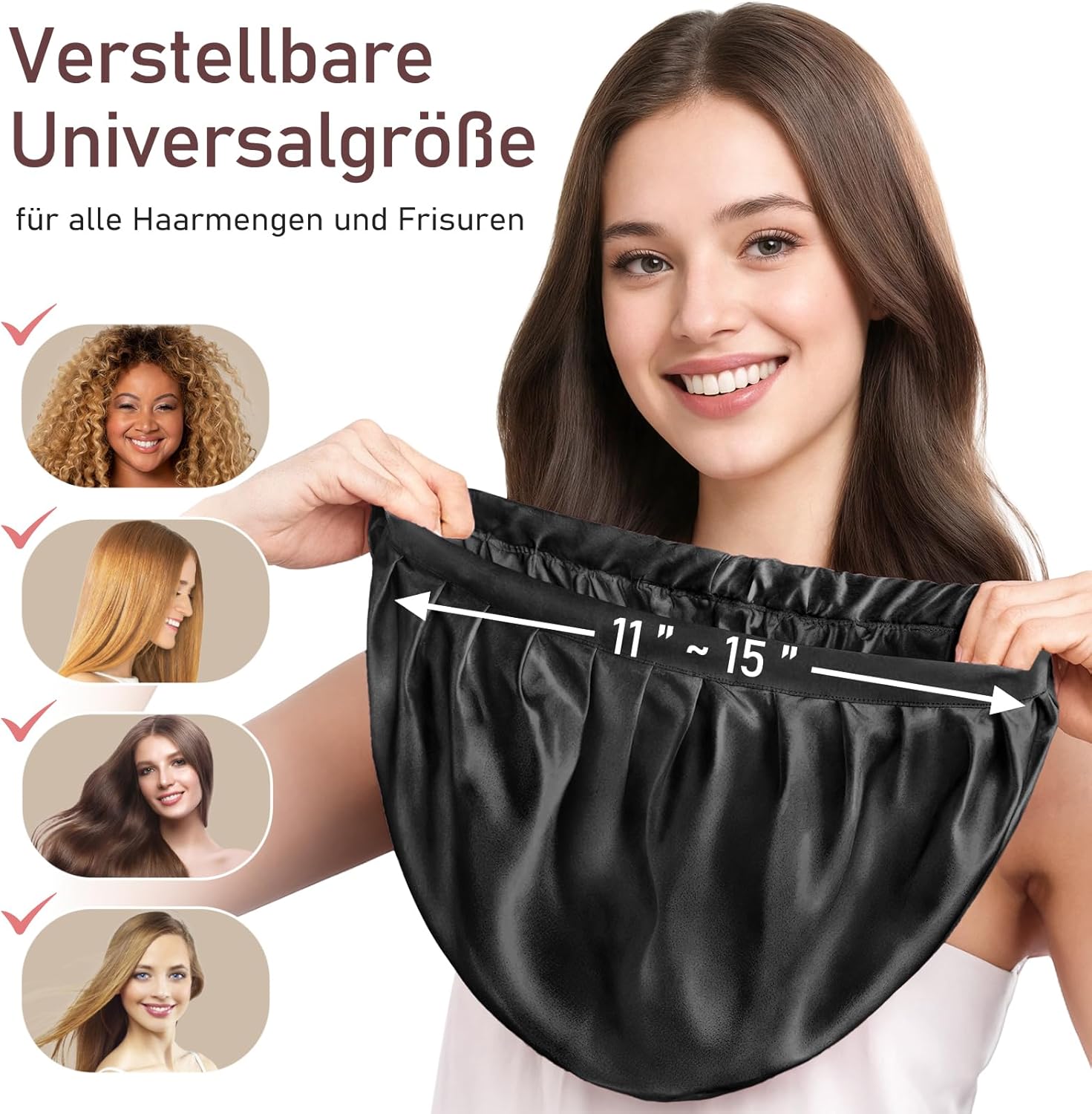 Thumbnail 6 de LitBear 22 Momme Seidenhaube zum Schlafen