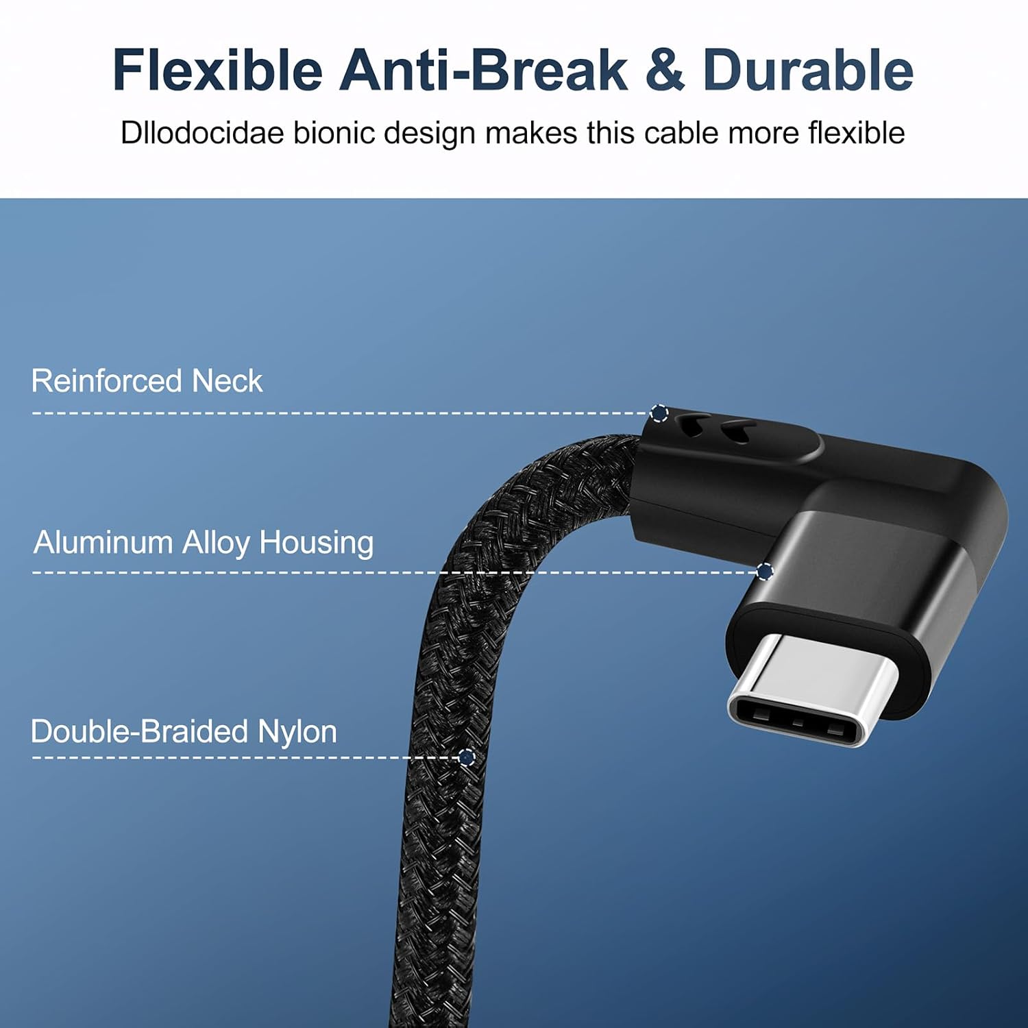 Detalle 2 de Thsucords 100W USB C Extension Cable 1M