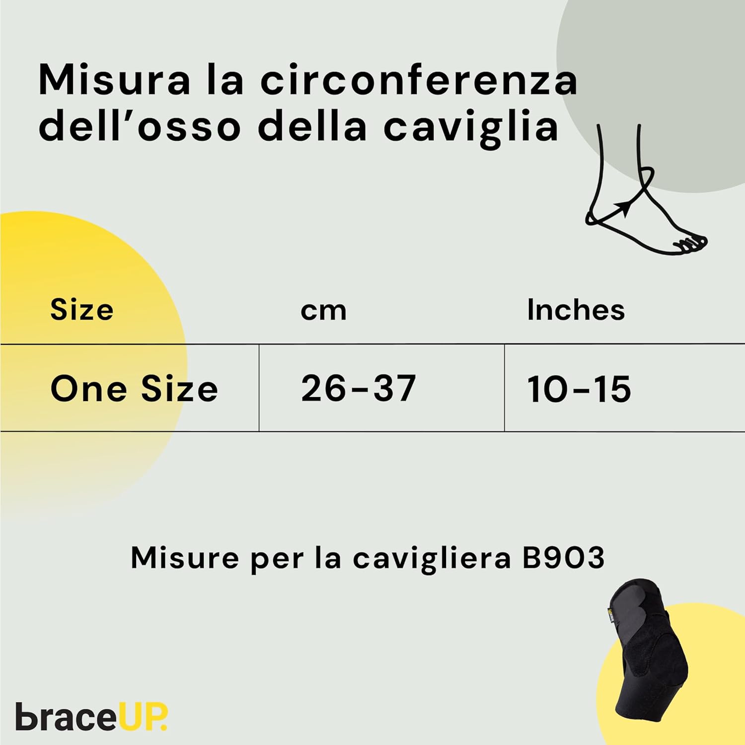 Thumbnail 5 de BraceUP Cavigliera ortopedica per uomo e donna: tutore per stabilità e dolore al piede