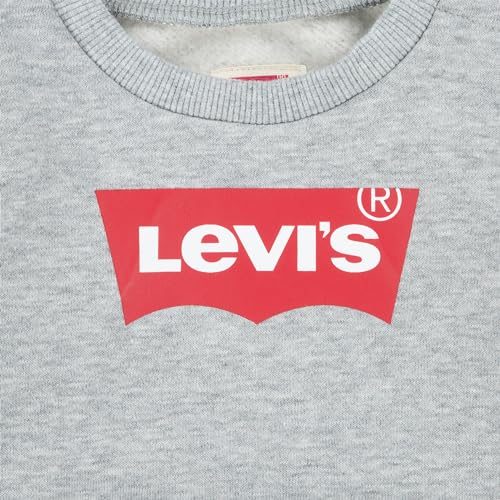 Detalle de Levi's Batwing crewneck sudadera para bebé-niños 18 meses en Grey Heather