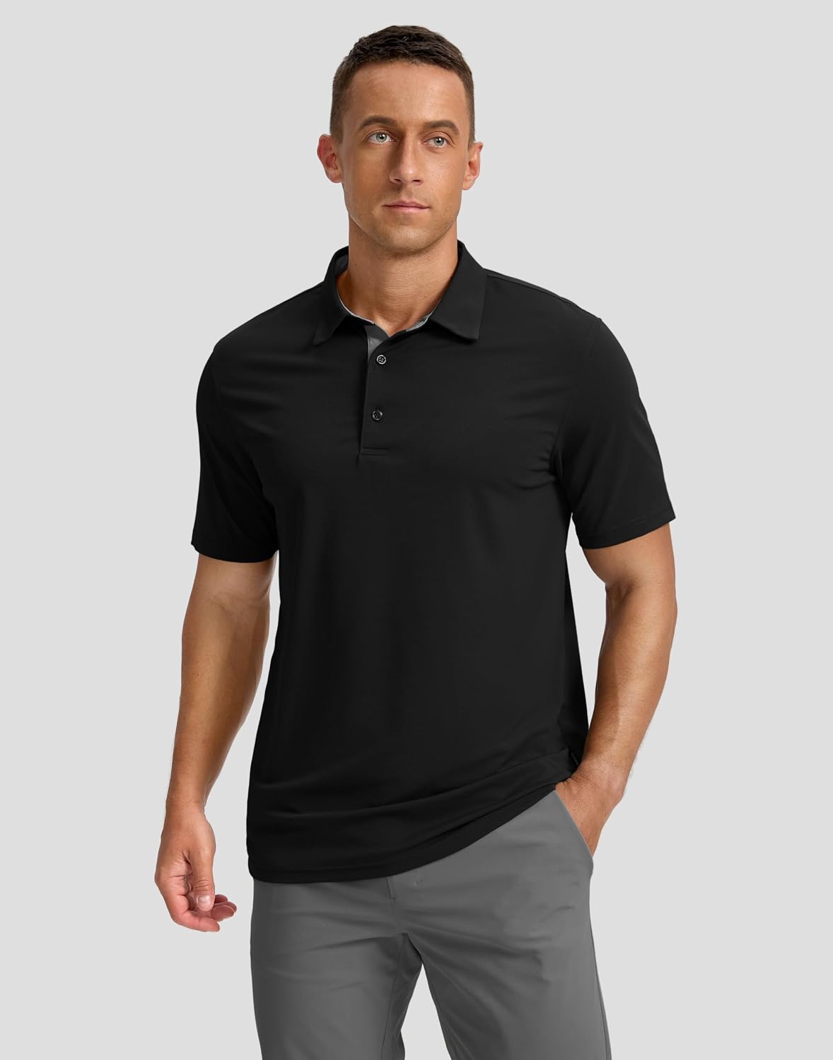 Detalle 2 de Men's Golf Polo Shirt in Pique Fabric