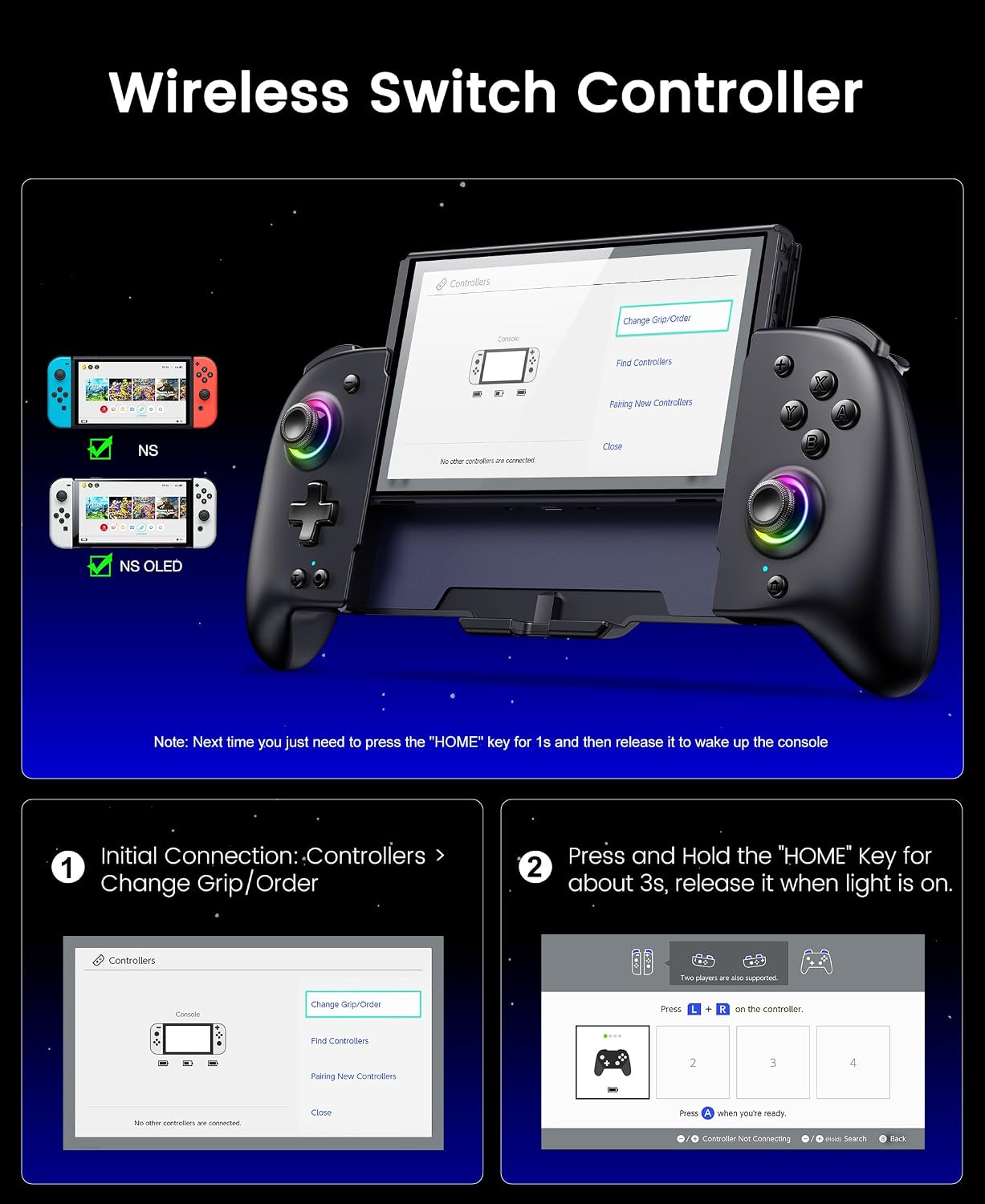 Thumbnail 6 de Spican Switch Pro Controller 4-Button Wireless