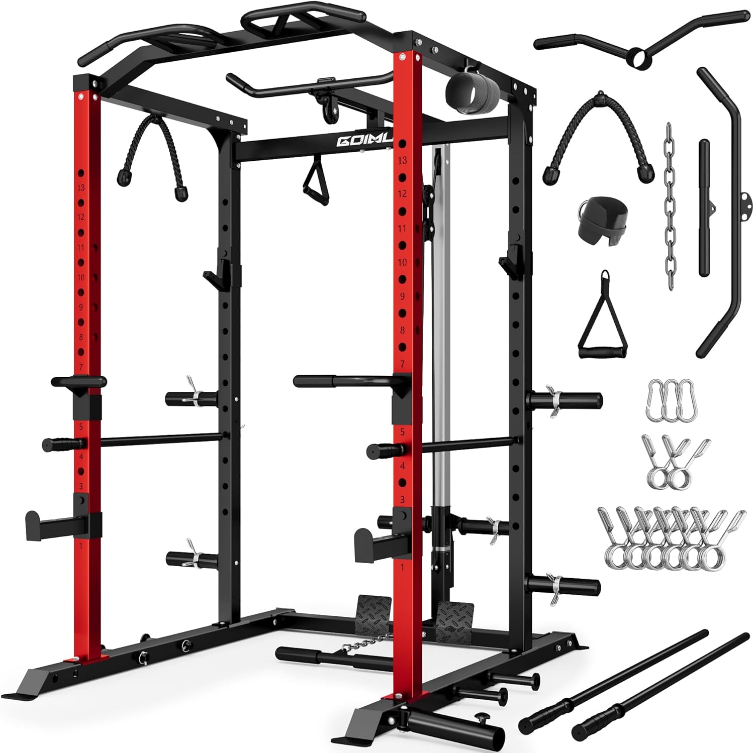 Detalle de GOIMU Power Cage 2×2-Inch Alloy Steel Frame
