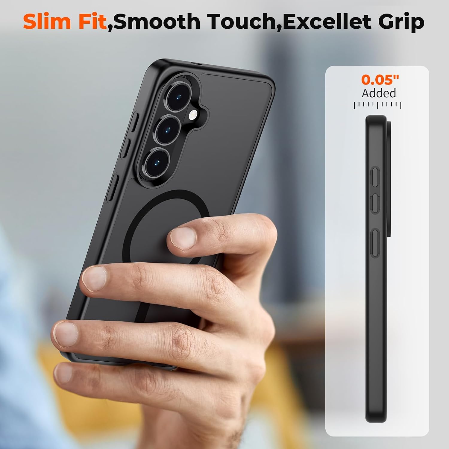 Thumbnail 6 de SUPFINE Magnetic Case for Samsung Galaxy S26 with Screen Protector — Slim, Military-Grade Drop Protection