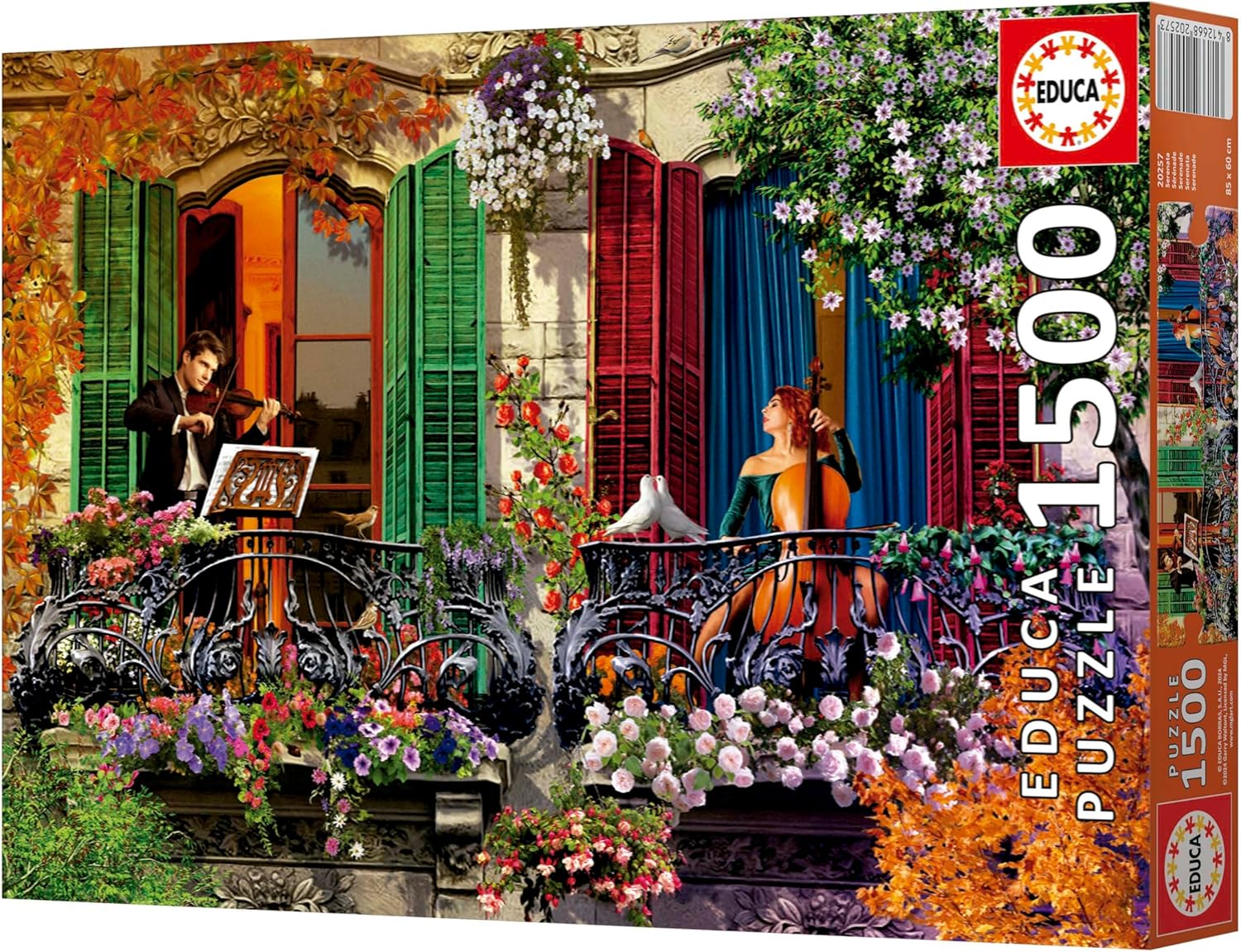 Thumbnail 4 de Puzzle Educa 1500 pièces pour adultes “Sérénate” (85 x 60 cm) dès 14 ans