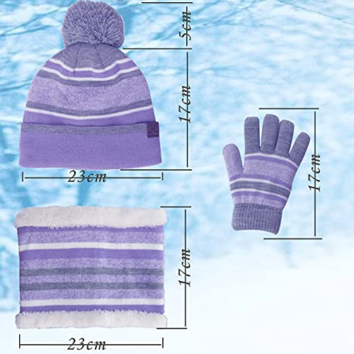Thumbnail 5 de JFAN 3 en 1 chapeau bonnet gants enfant 🌬