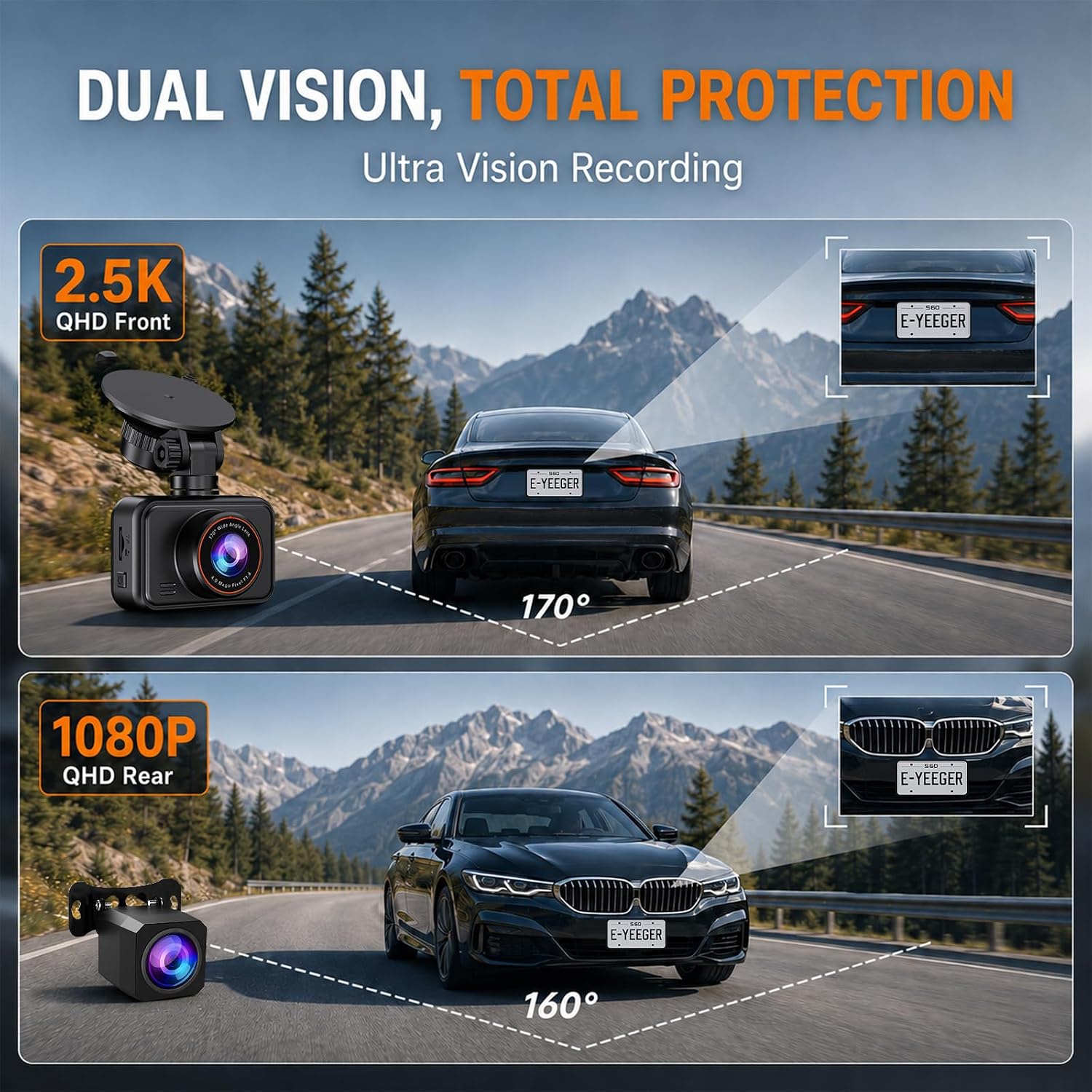 Thumbnail 2 de E-YEEGER S60 2.5K Dash Cam