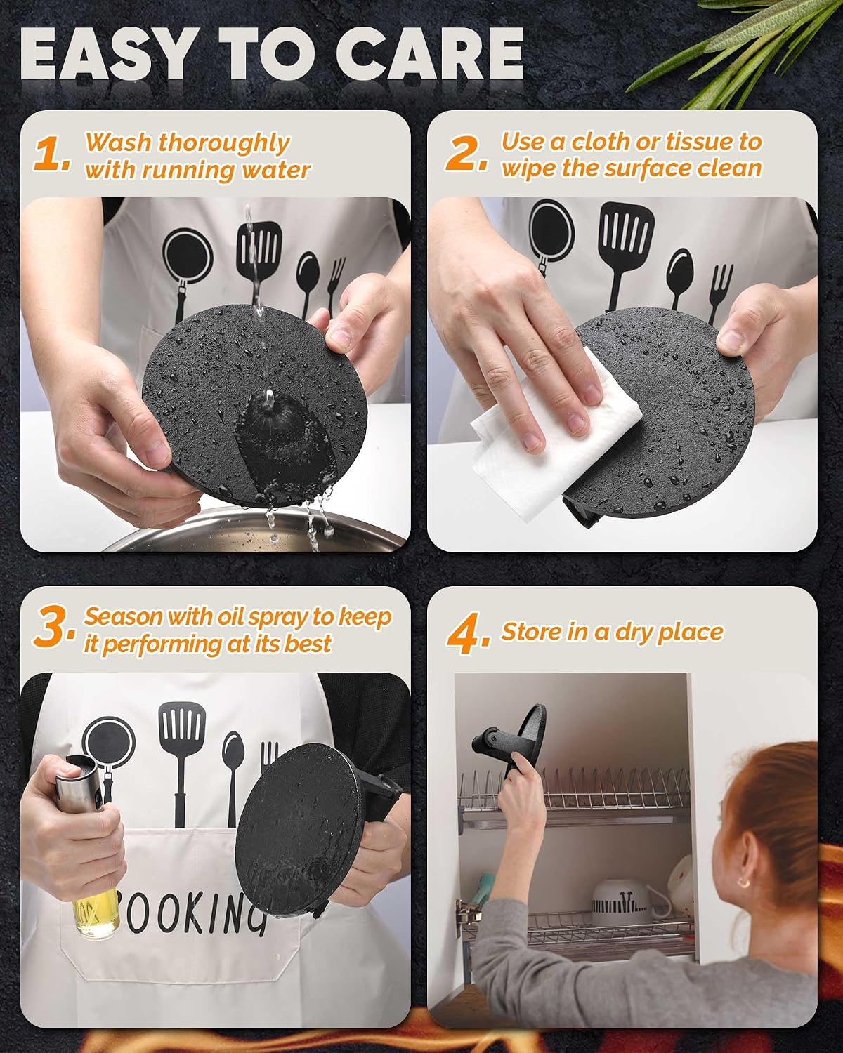 Thumbnail 5 de HULISEN Cast Iron Burger Press