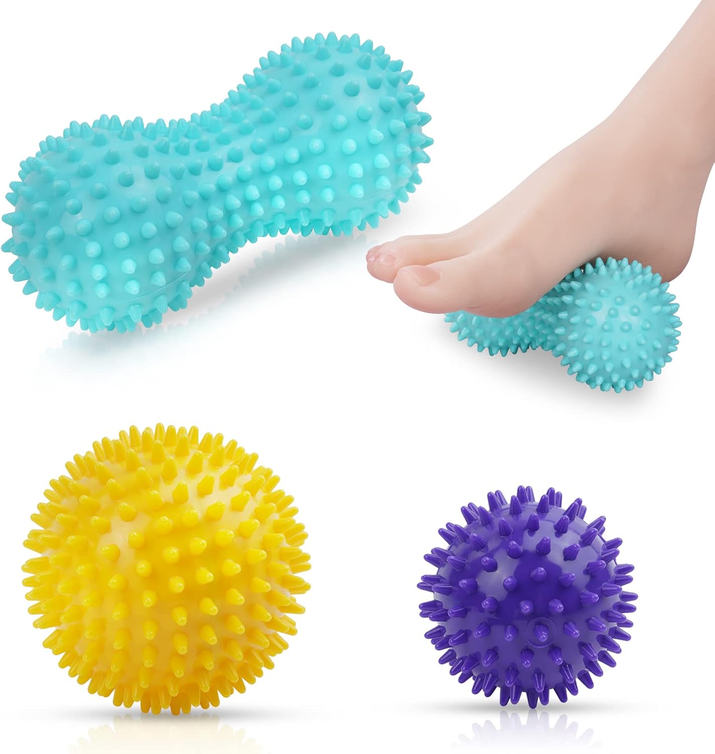 URAQT Massagebälle Faszienball 3er Set