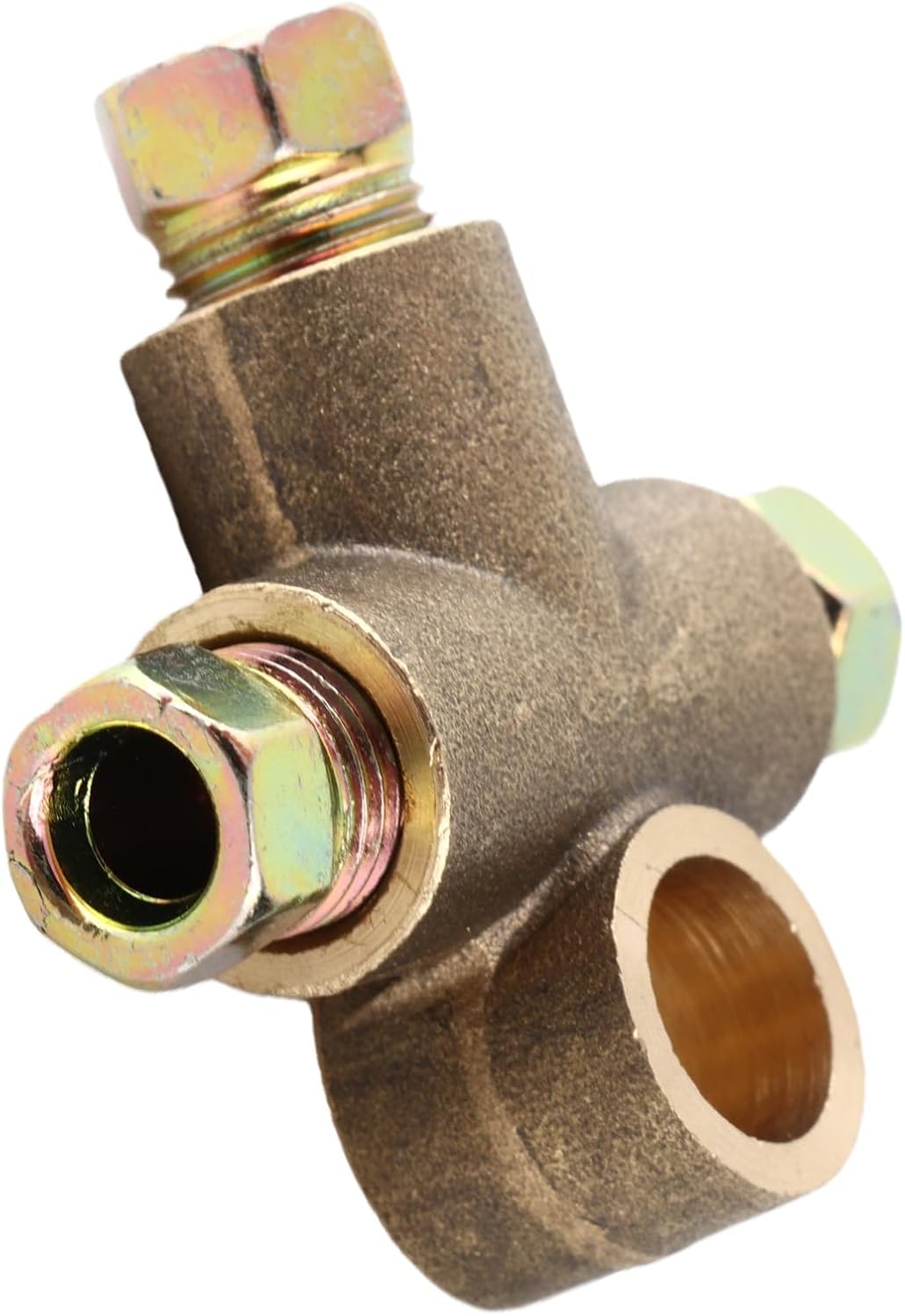 Detalle de Aramox broms-T-koppling för 3/16-tumsrör med M10-gänga