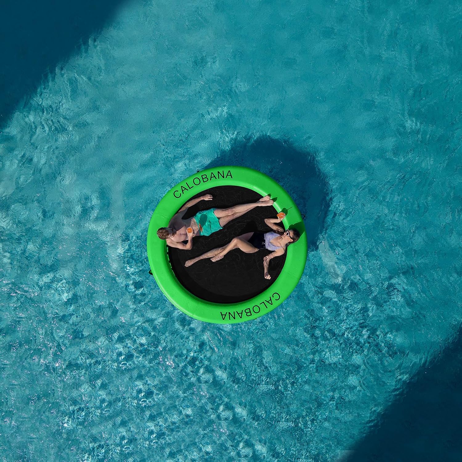 Thumbnail 2 de CALOBANA Inflatable Round Water Hammock Floating Ring (Water Hammock / Floating Mat)