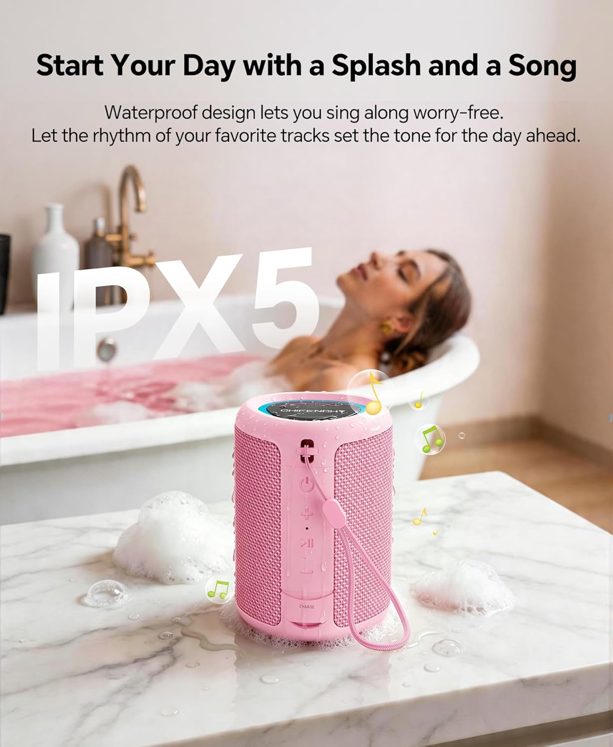 Thumbnail 4 de Portable Bluetooth Speaker Beach Essentials: Compact Power with IPX5 Waterproofing