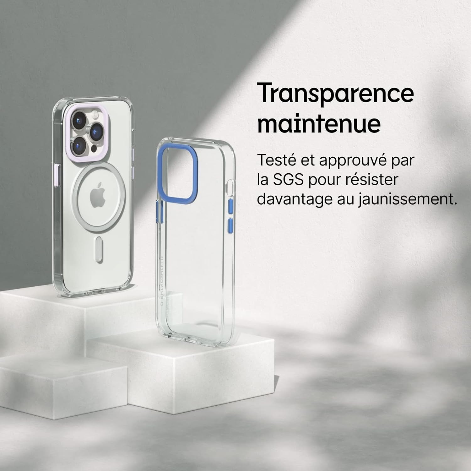 Thumbnail 1 de Coque RhinoShield Clear compatible iPhone 12 Pro Max – haute transparence et contour photo noir