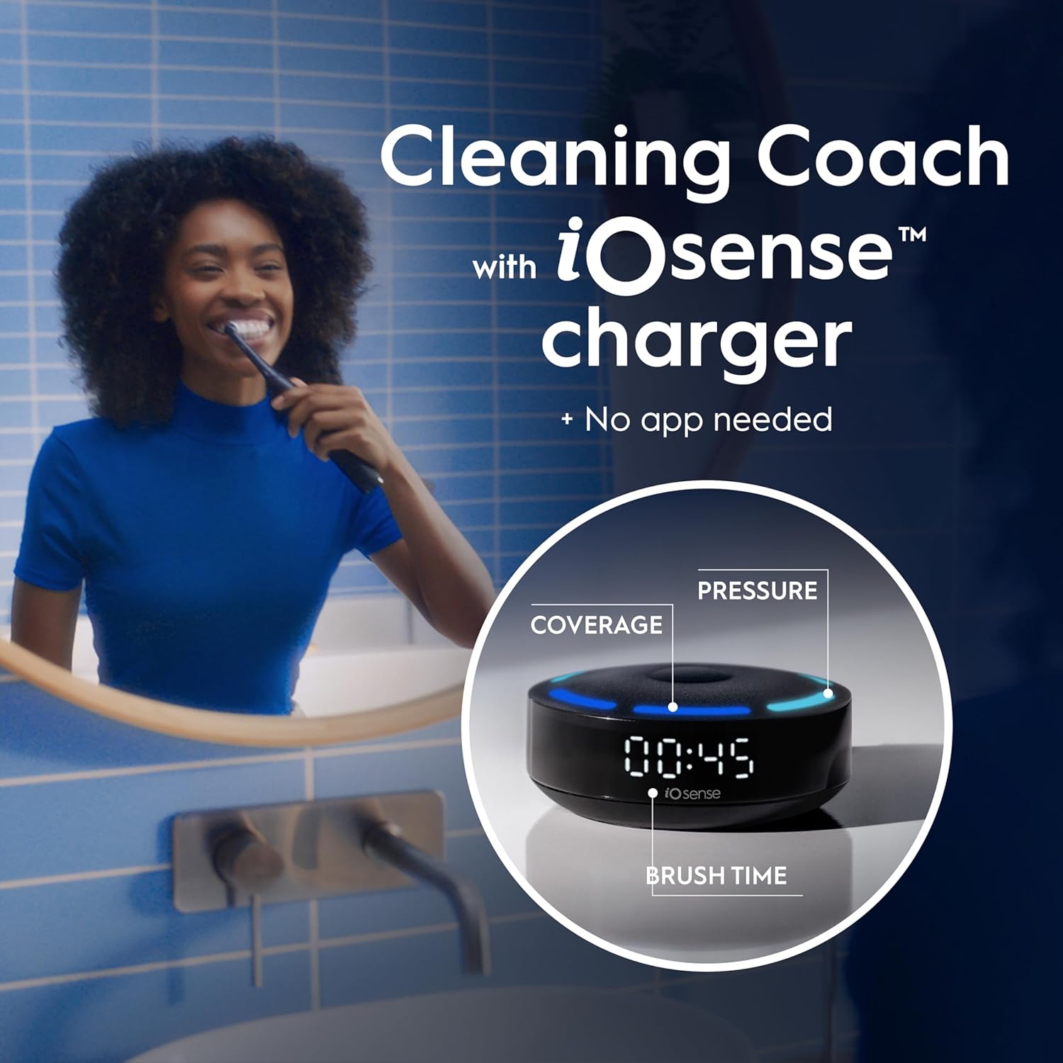 Thumbnail 1 de Oral-B iO10 electric toothbrush for adults (Cosmic Black) – 1 handle, 3 brush heads, 7 modes, travel charging case