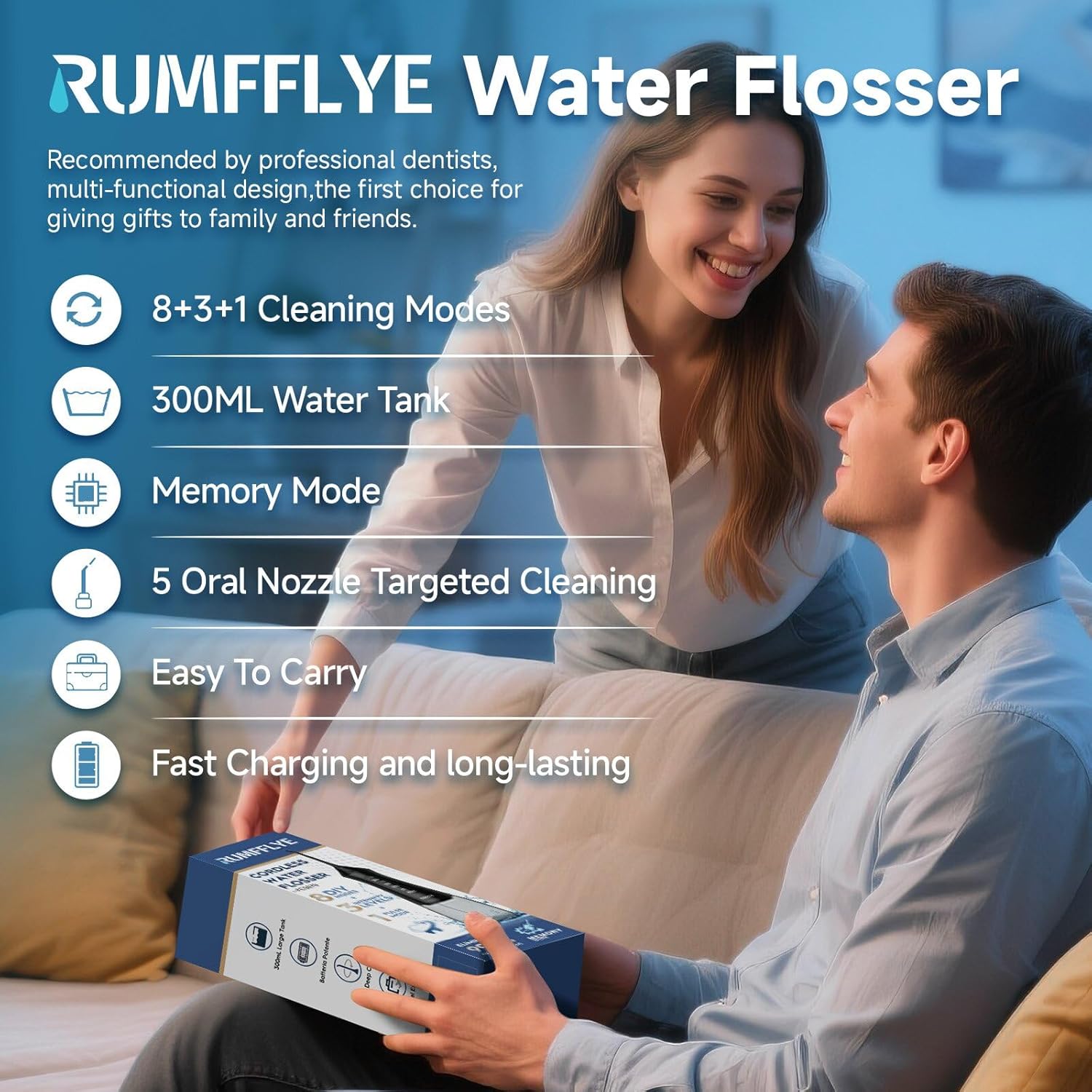 Detalle de RUMFFLYE Water Flosser 300ML