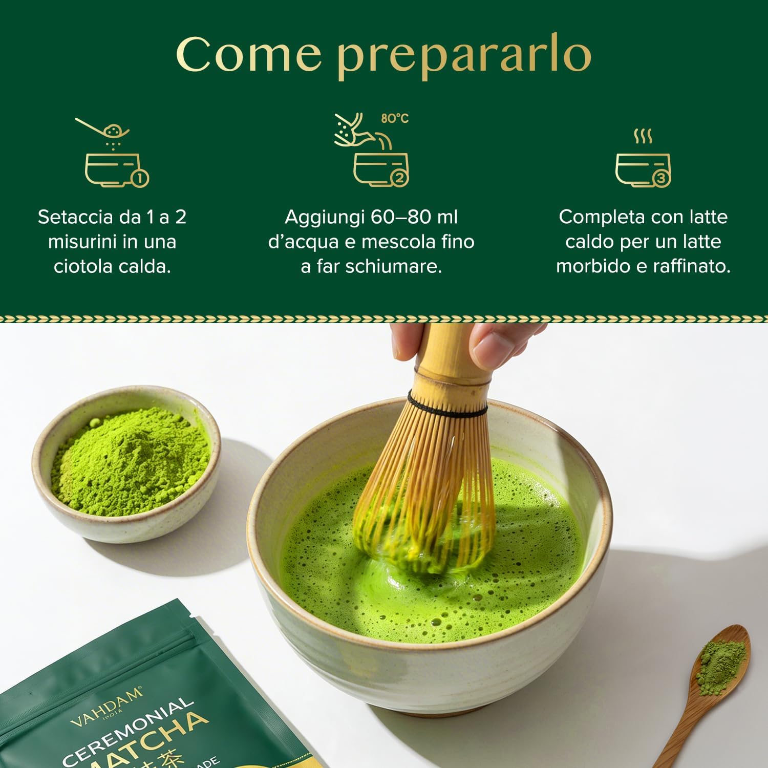 Thumbnail 5 de VAHDAM Matcha Cerimoniale 30g, Matcha Ceremonial