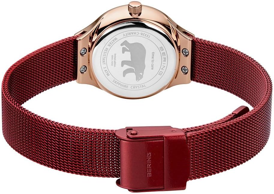 Detalle de Bering Damen Quarz Uhr 13326 mit Saphirglas, 26 mm und 3 ATM