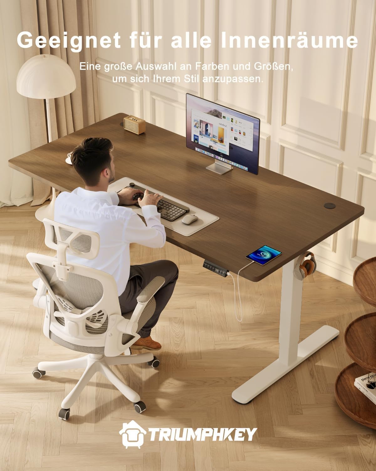 Thumbnail 6 de TRIUMPHKEY Scrivania Elettrica 180x80 cm 📚