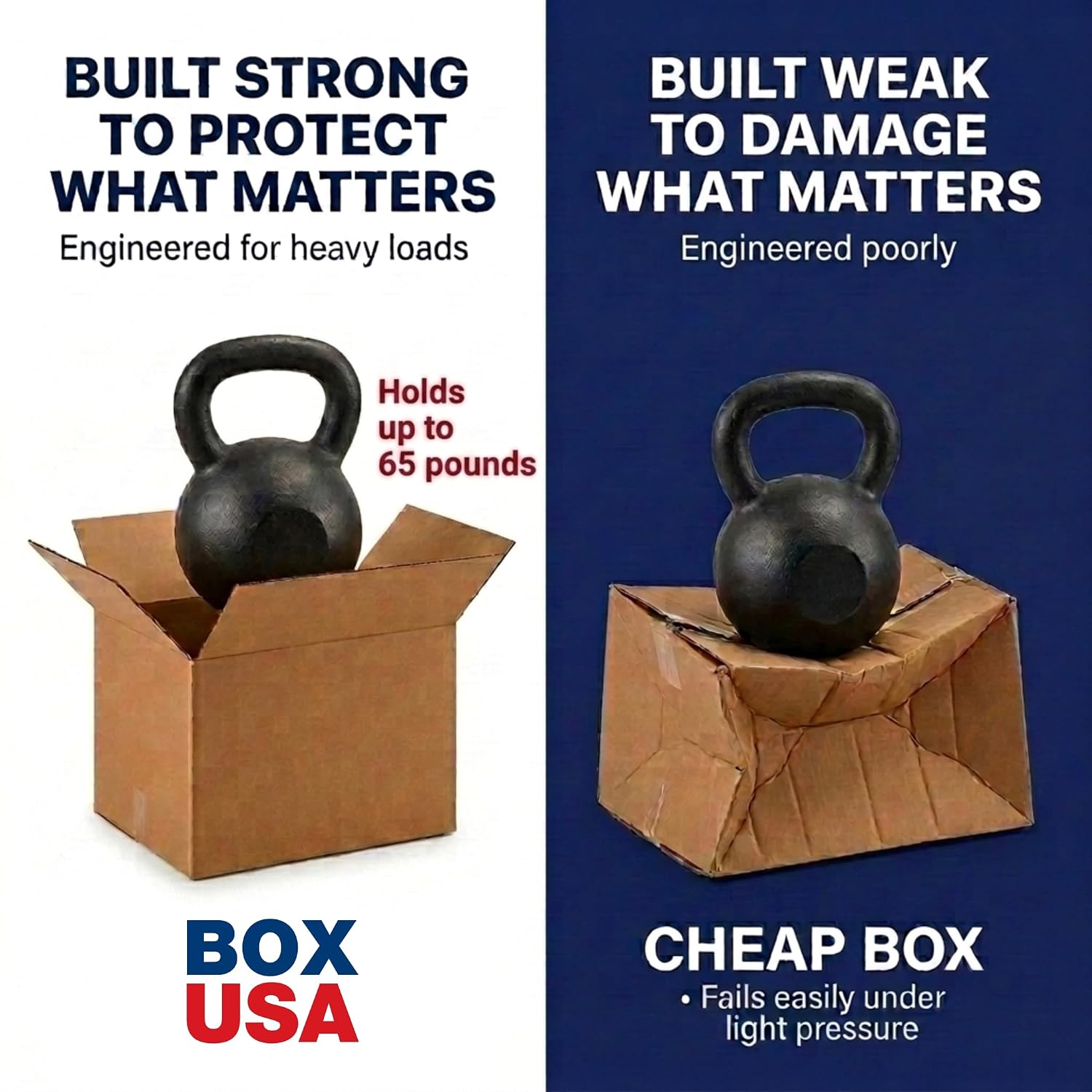 Detalle de BOX USA 1196 Corrugated Shipping Boxes, 11 x 9 x 6 Inches, 25-Pack