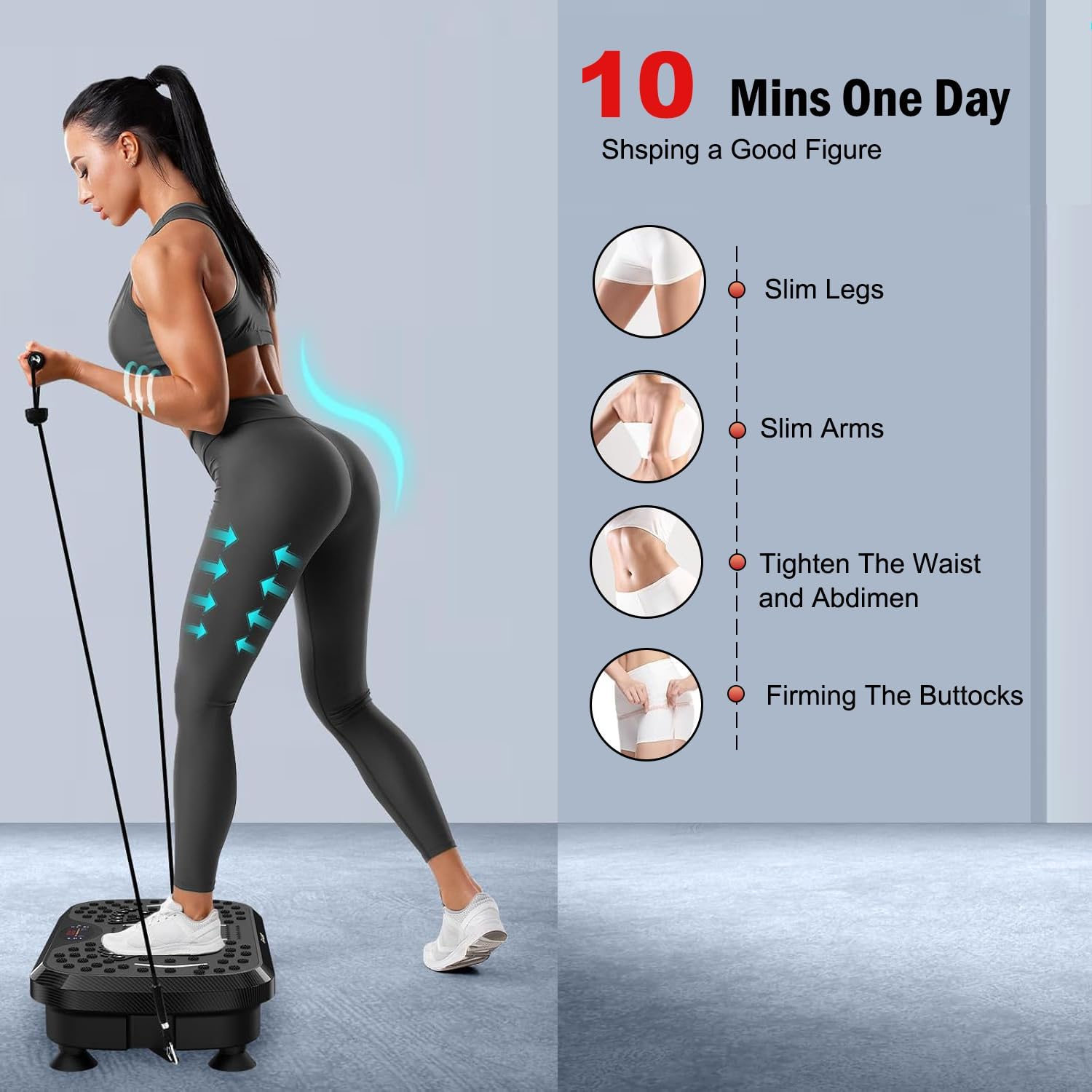 Thumbnail 4 de Fitsupport Plataforma Vibratoria 120 velocidades 450 lb