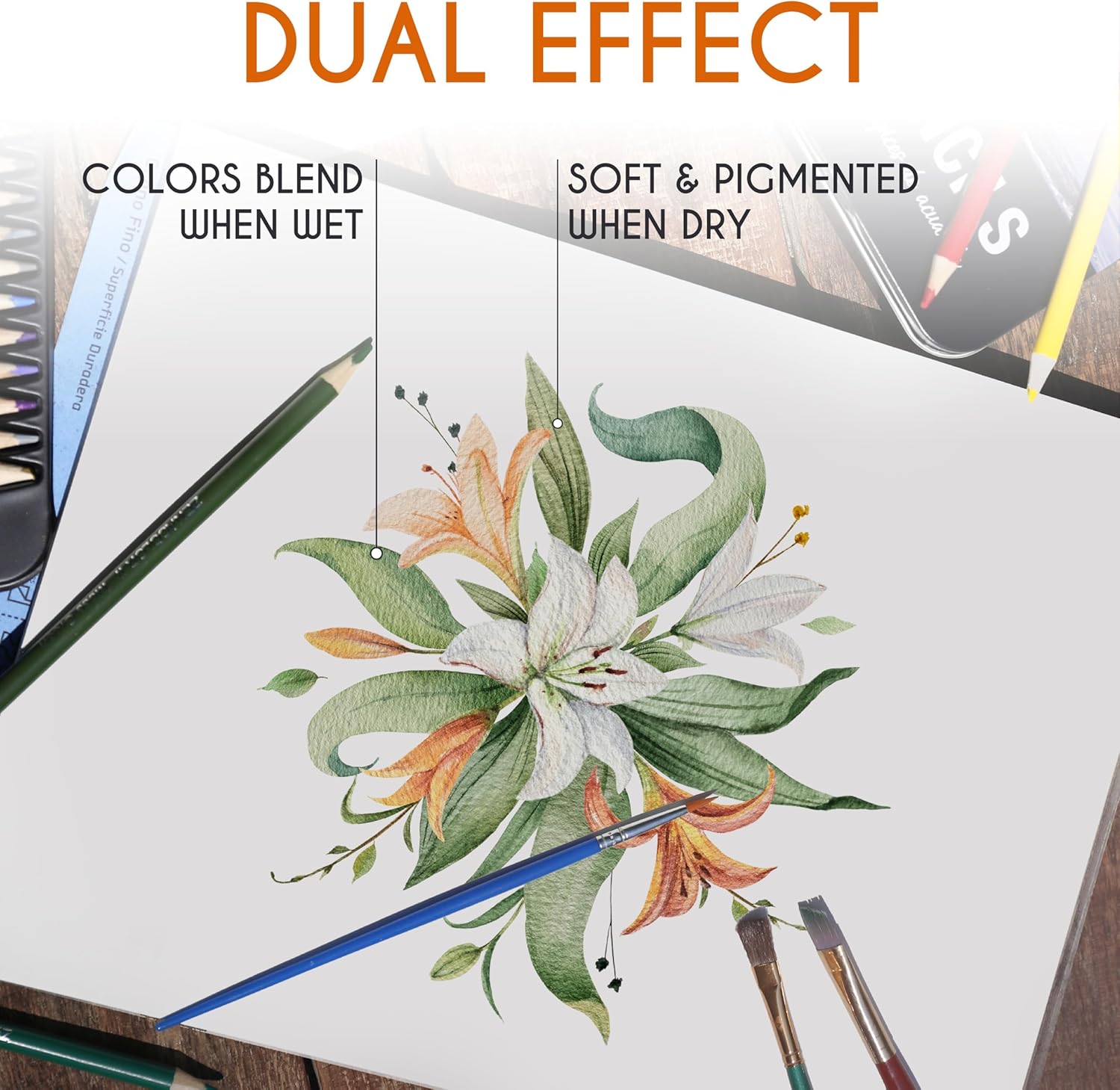 Thumbnail 2 de Zenacolor 72 crayons aquarellables 🎨