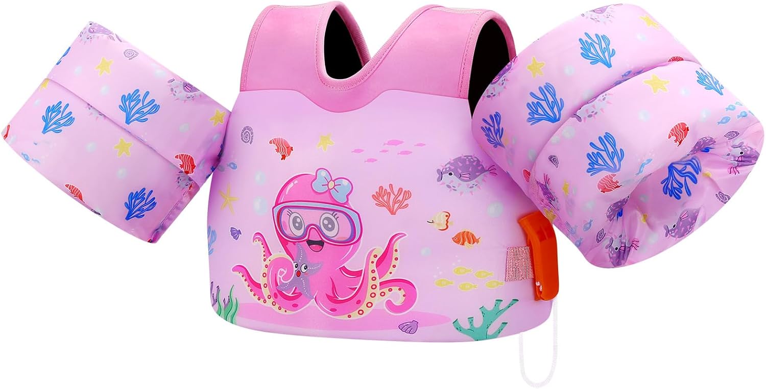 Thumbnail 6 de MoKo Toddler Swim Vest for Kids: Secure, Adjustable Water Wings for Learn-to-Swim Safety