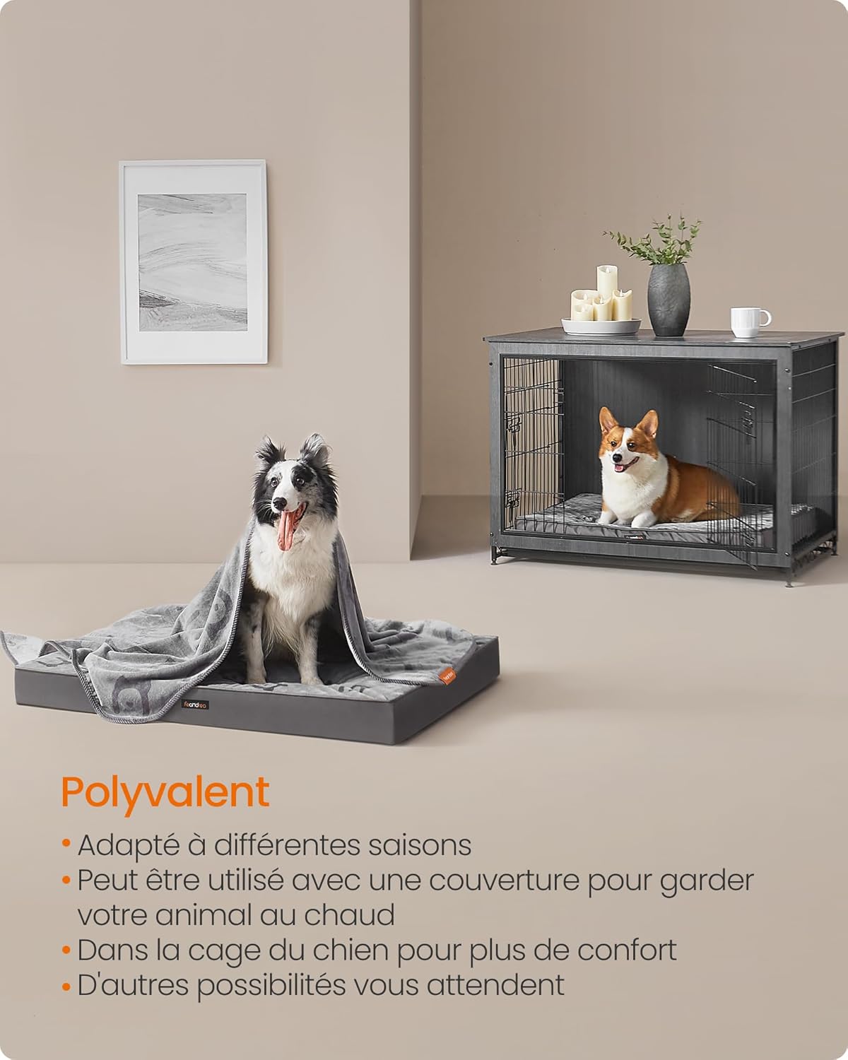 Thumbnail 6 de Feandrea Panier pour Chiens Taille L